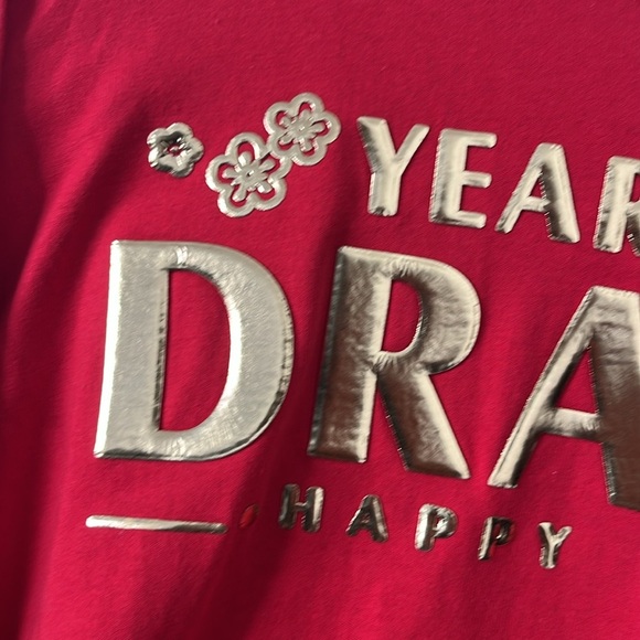 Disney Spirit Jersey Chinese Lunar New Year 2024 Red Gold Size Large - Picture 5 of 7